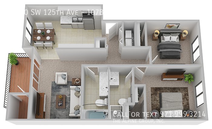 ✨ Freshly Updated 2-Bed with Patio & In-Unit W/D ✨ property image