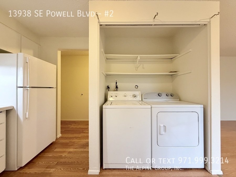 🍳 Kitchen with Plenty of Cabinetry + Washer/Dryer property image